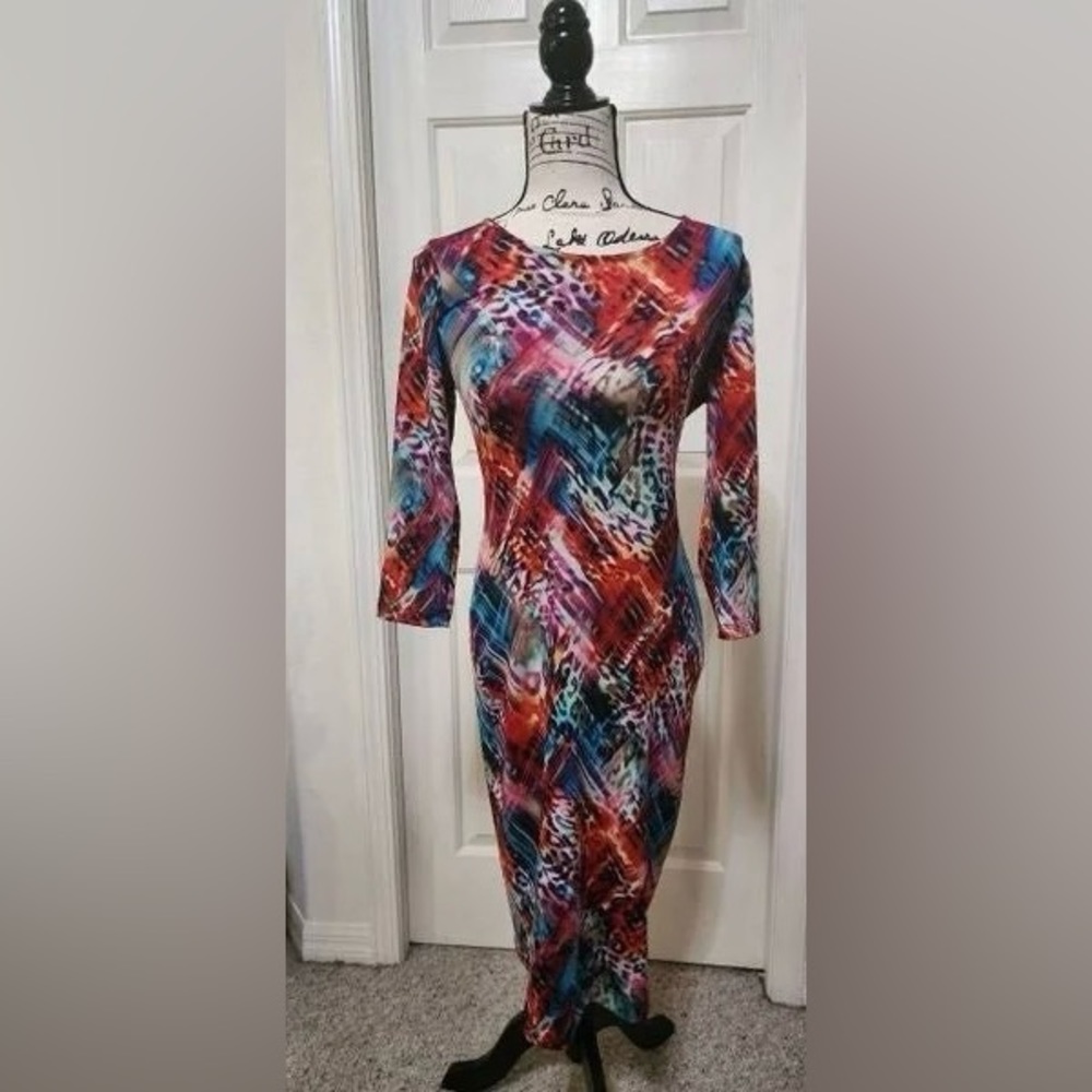 Stilletto’s Brand Multicolor Leopard Dress